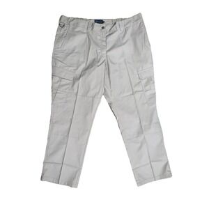 GALLS Tactical Khaki Pants Women 22x32 Beige G-Tac Force Security TR2600 NEW